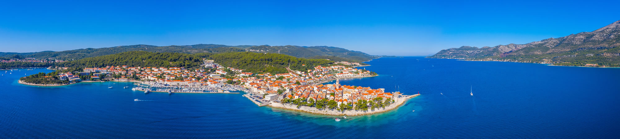 Kroatische Küste Korcula